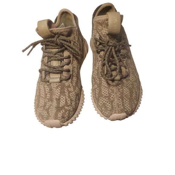 Adidas Tubular Doom Sock PK J Lace Up Green Sneakers Shoes Size 6 - Picture 5 of 8